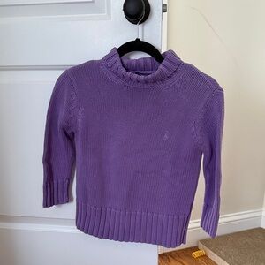 Ralph Lauren Sport Purple Knit Sweater